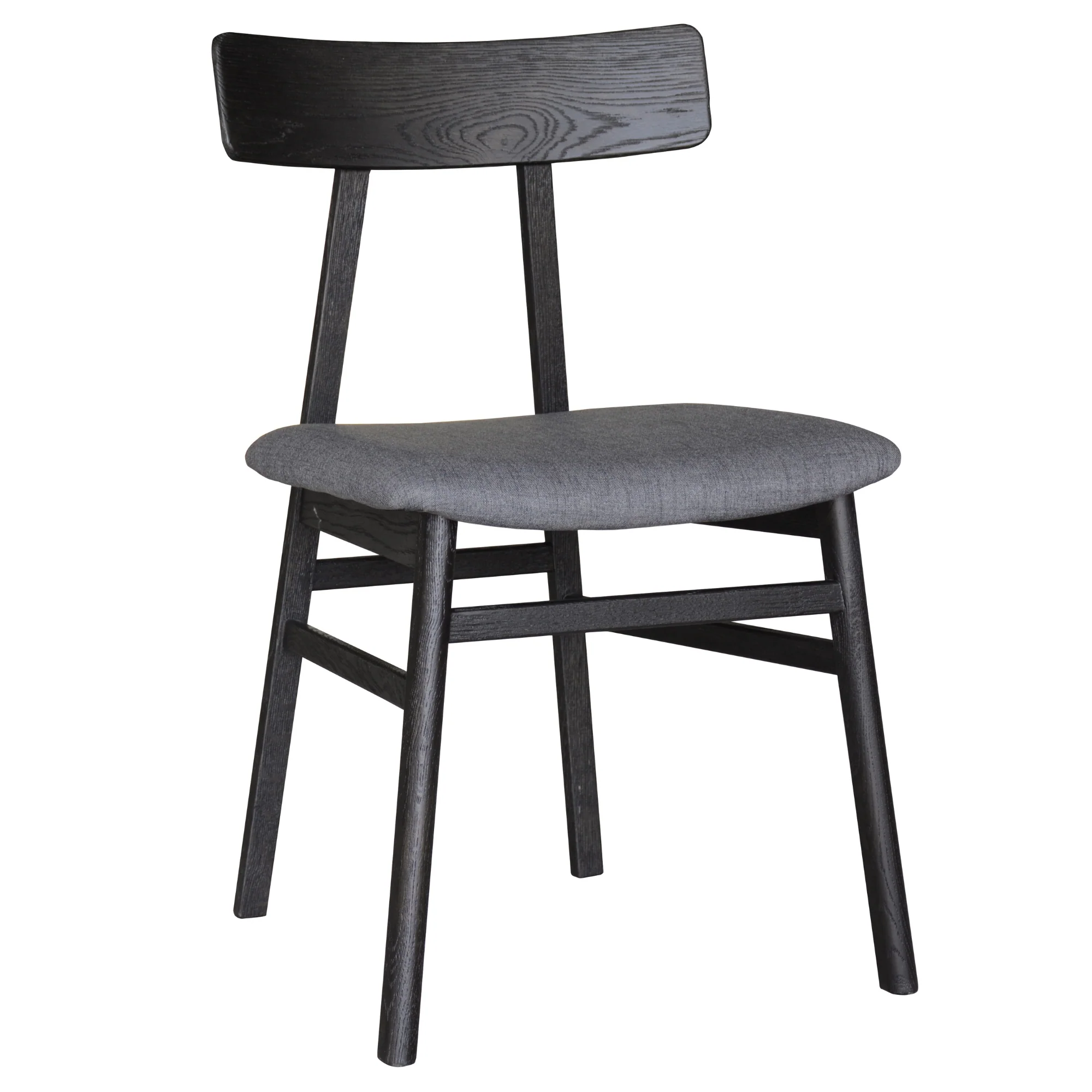 Claire 2pc Set Dining Chair with Fabric Seat - Image 3