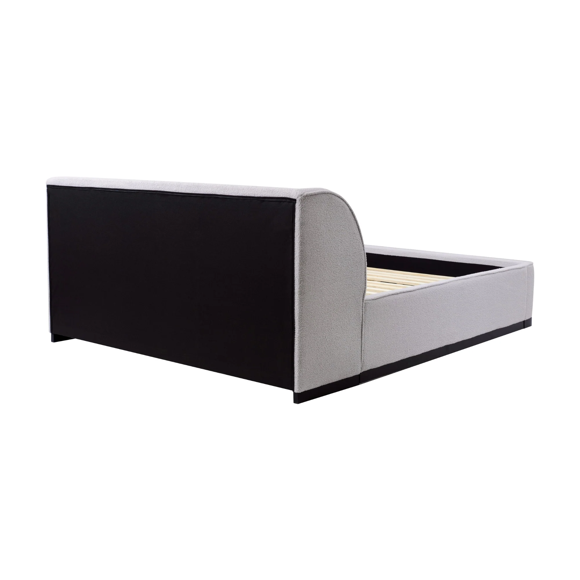 Jamar Fabric Bed Frame Grey - Image 7