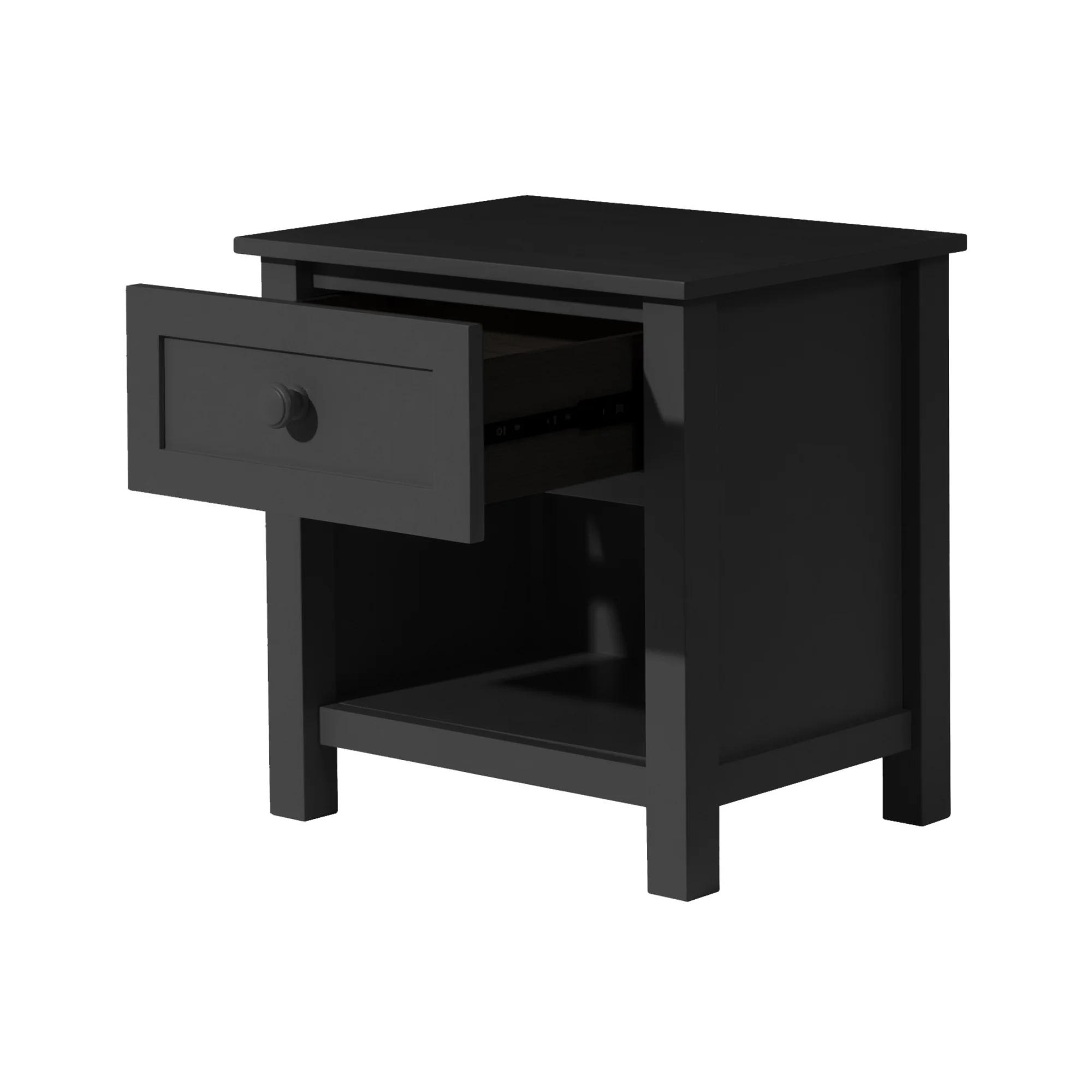 Jessica Bedside Table Black - Image 4